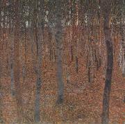 Gustav Klimt Beech Forest I (mk20) Norge oil painting reproduction